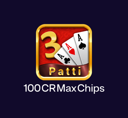 Teen Patti Gold - 100 Cr Max Chips (INT)