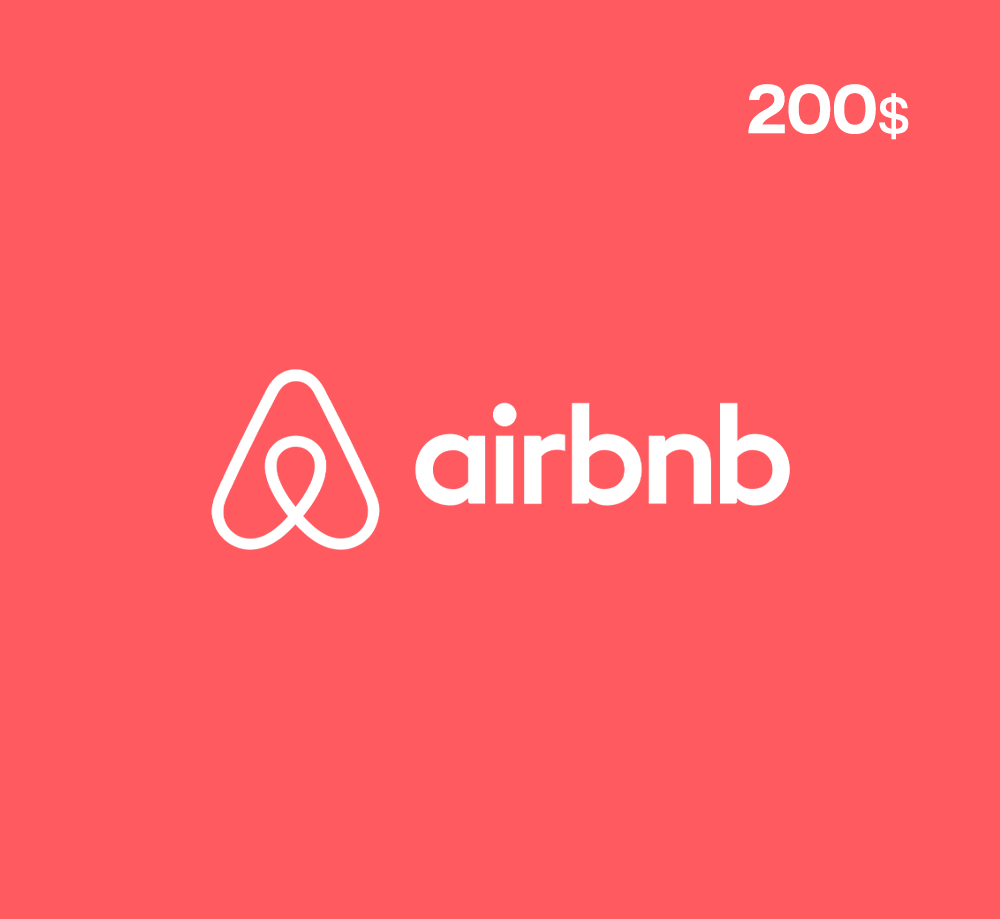 بطاقات هدايا Airbnb - 200 دولار (المتجر الأمريكي)