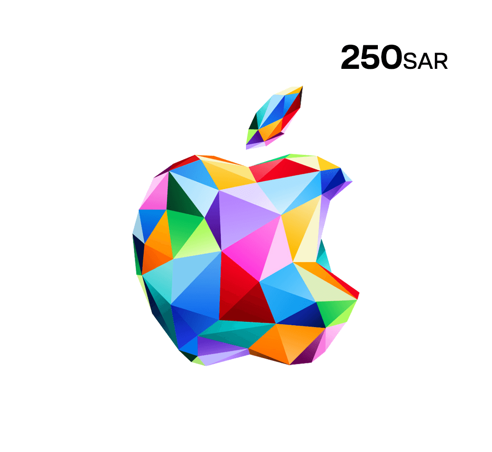 بطاقة أبل - 250 ريال (المتجر السعودي)