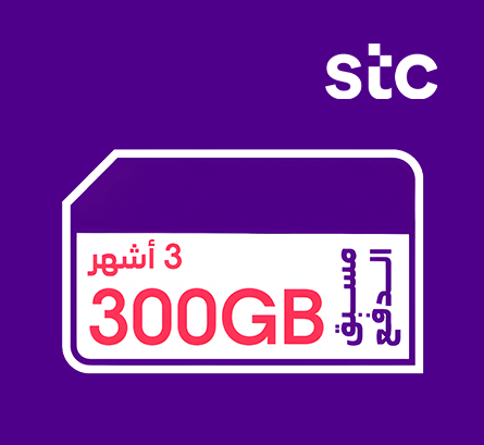 بطاقة كويك نت 300 جيجا - لمدة 3 أشهر