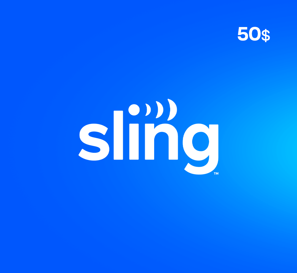بطاقة سلينج تي في - 50 دولار