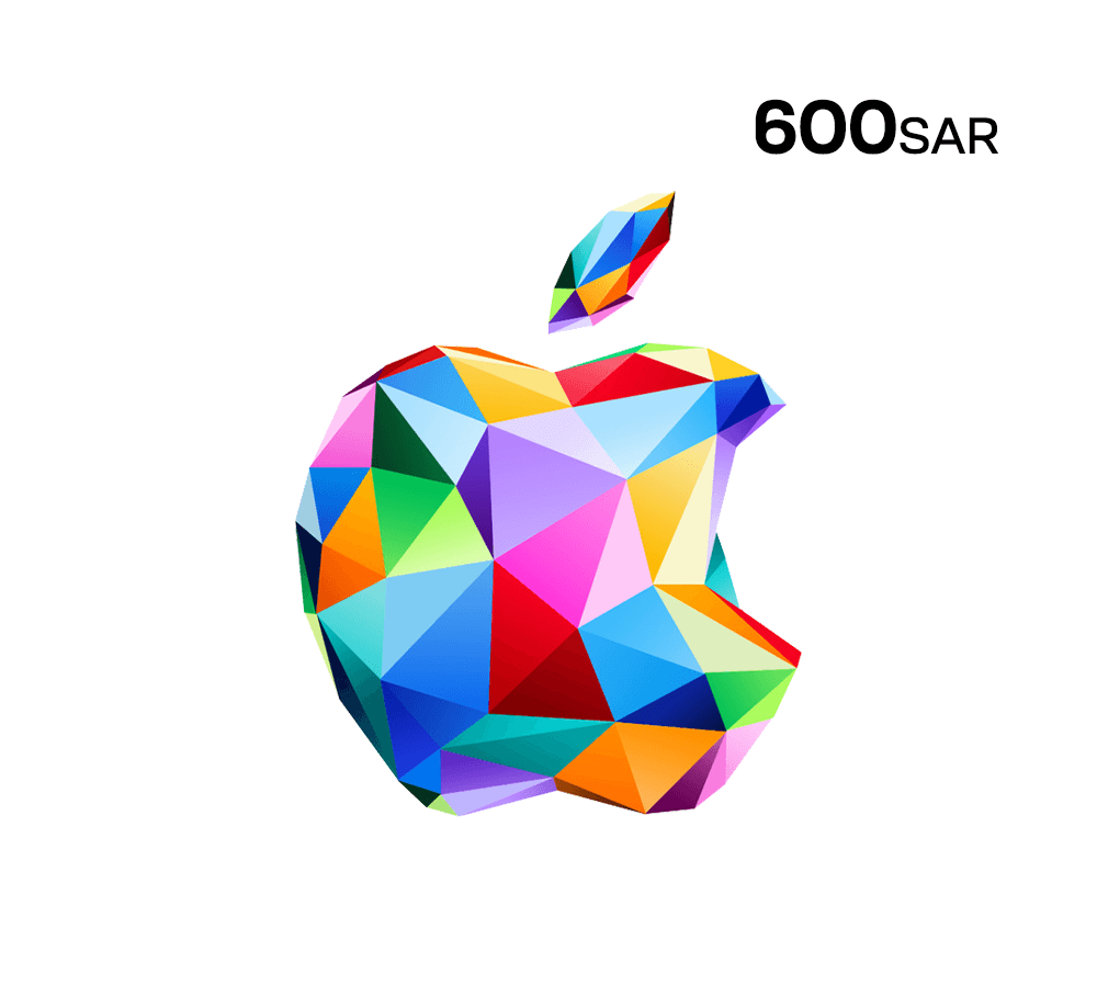بطاقة أبل - 600 ريال (المتجر السعودي)