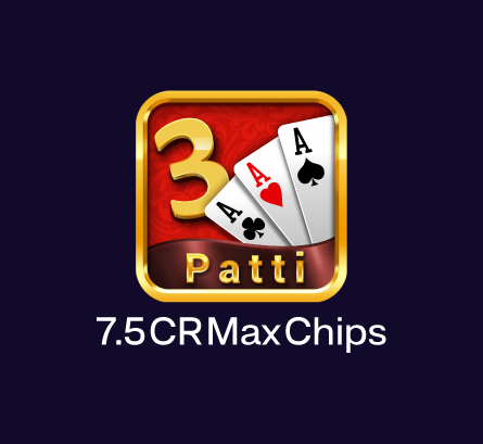 Teen Patti Gold - 7.5 Cr Max Chips (INT)