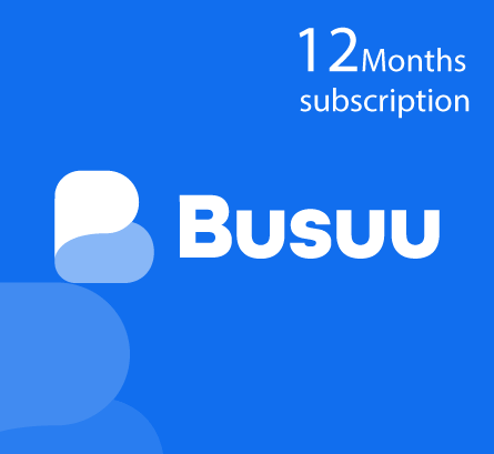اشتراك تطبيق بوسو Busuu -  بوسو - إشتراك لمدة 12 شهر