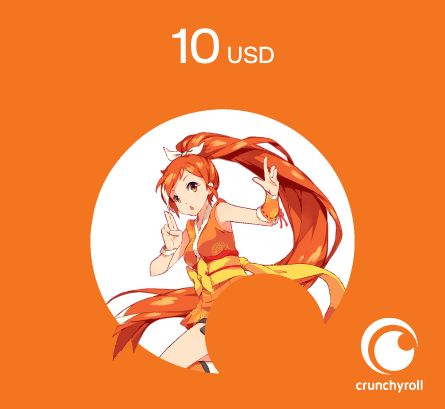 Crunchyroll - 10 USD