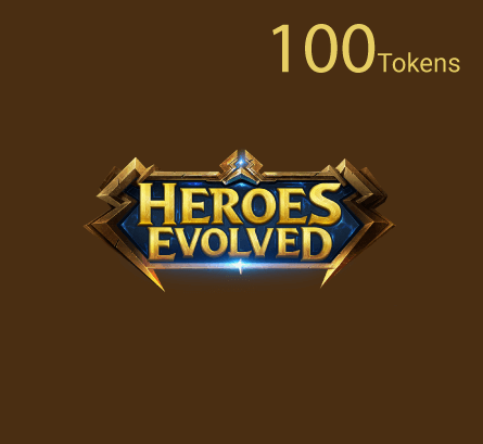 شحن لعبة تطور الأبطال - تطور الأبطال 100 توكن - 0.99$ (توب اب)