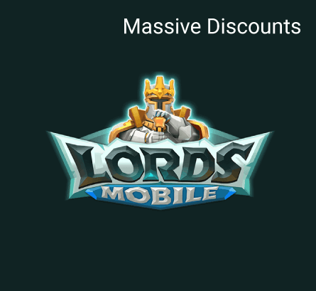 شحن لوردس موبايل Lords Mobile - لوردز موبايل - Massive Discounts