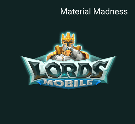 شحن لوردس موبايل Lords Mobile - لوردز موبايل - Material Madness
