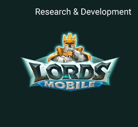 شحن لوردس موبايل Lords Mobile - لوردز موبايل - Research and Development