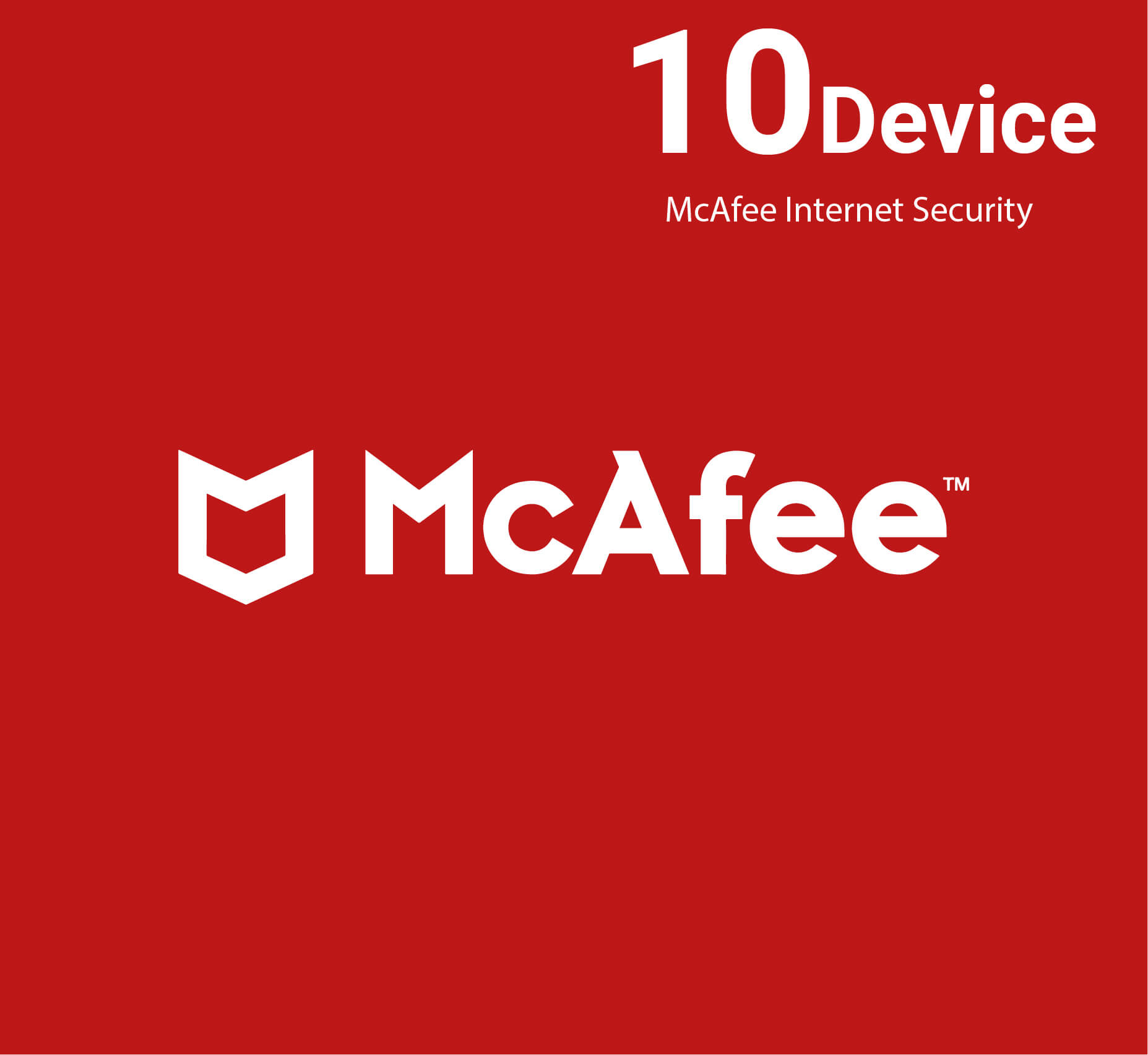 شراء اشتراك McAfee - McAfee حماية الانترنت - 10 اجهزة