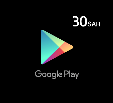 Google Play Gift Card 30 SAR - Saudi Store