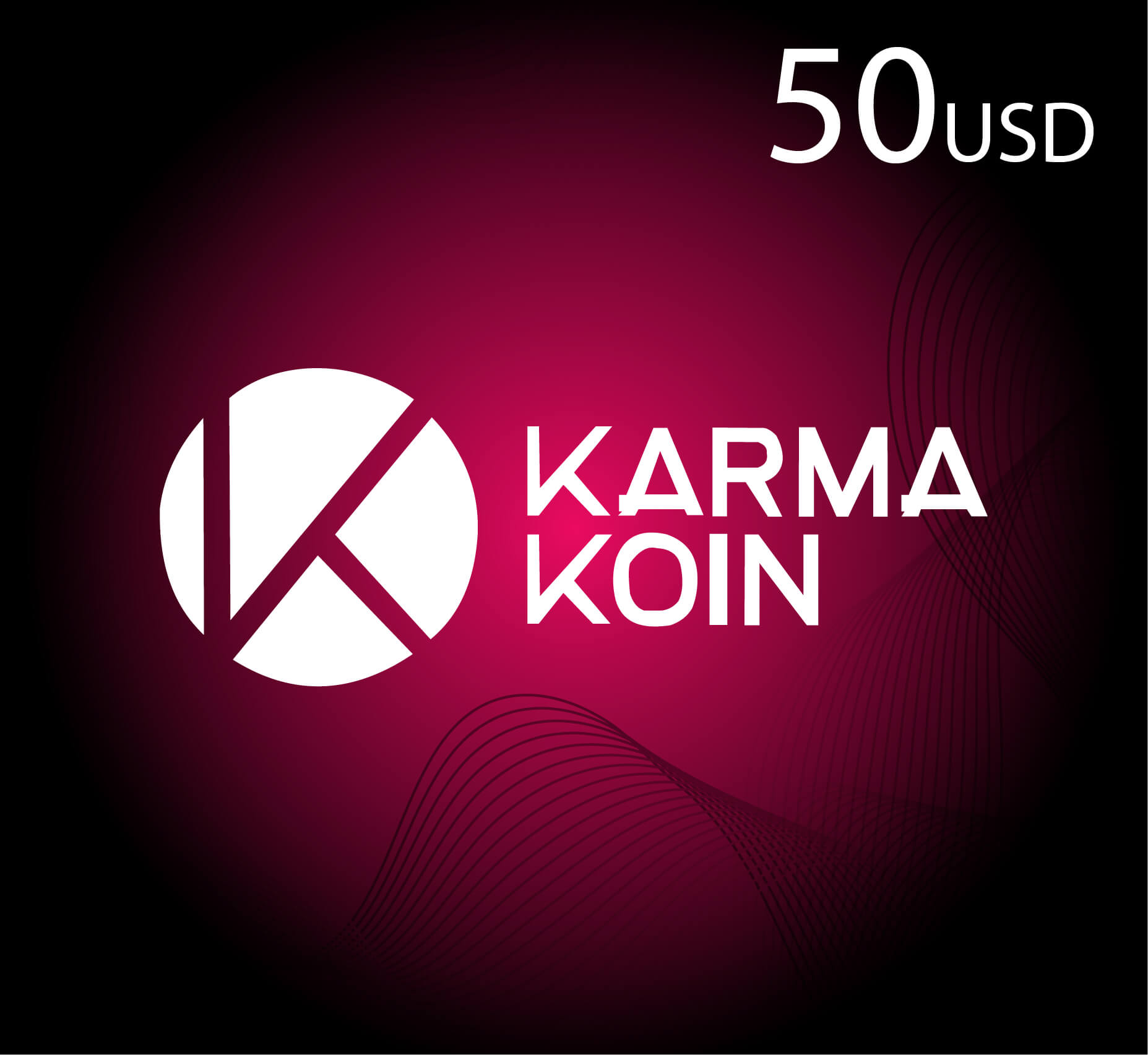 Karma Koin - $50 (INT)