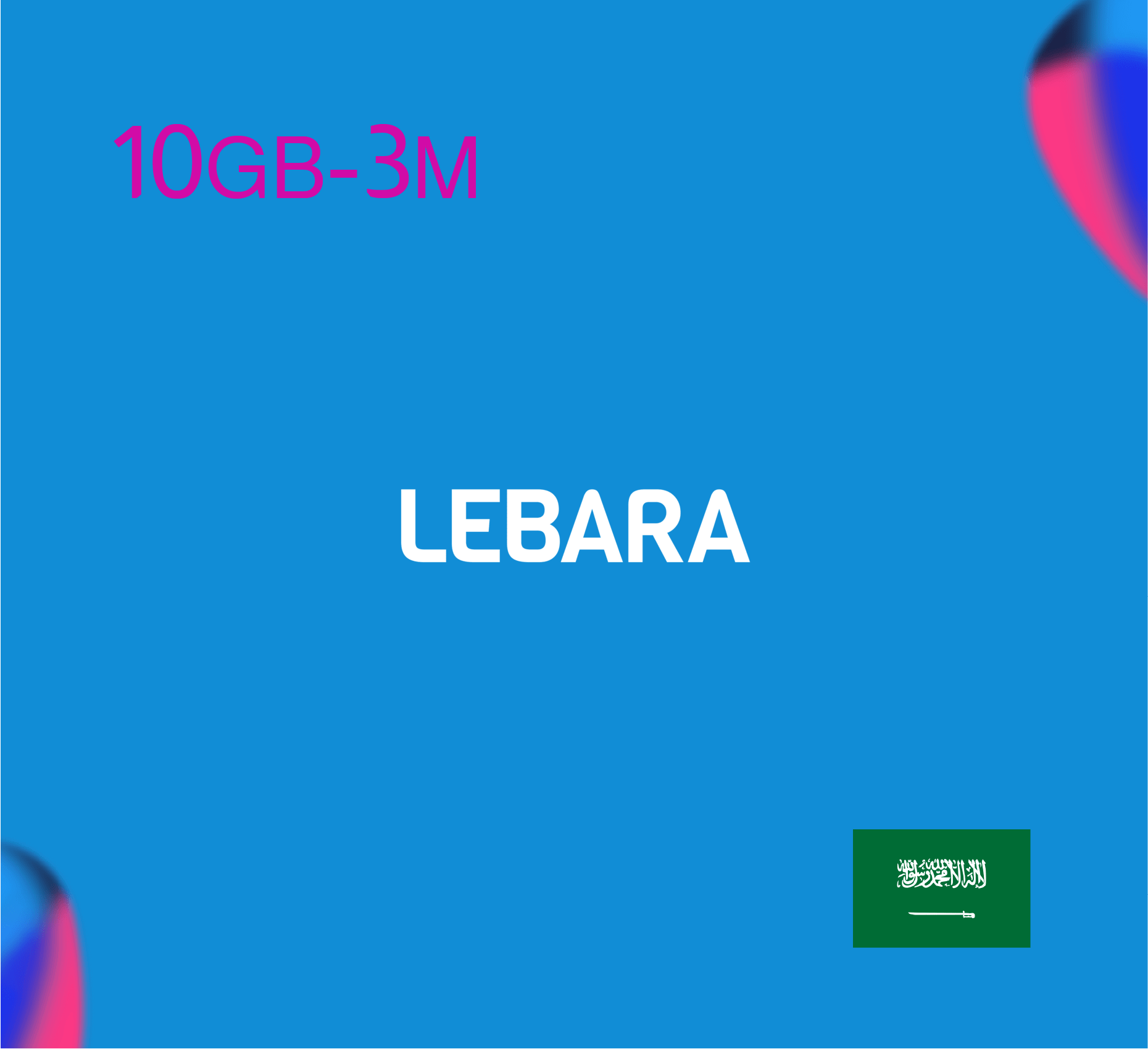 Lebara Data Recharge 10GB - 3 Months
